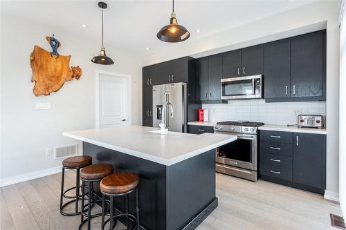 117 Hibiscus Line, Hamilton, ON - Indoor Photo Showing Kitchen With Upgraded Kitchen