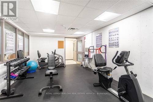 #213 -3290 New St, Burlington, ON - Indoor Photo Showing Gym Room