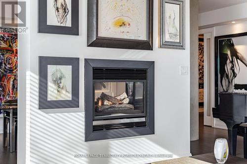 #115 -2095 Lake Shore Blvd W, Toronto, ON - Indoor With Fireplace