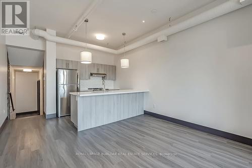 #308 -121 King St E, Hamilton, ON - Indoor Photo Showing Kitchen With Stainless Steel Kitchen