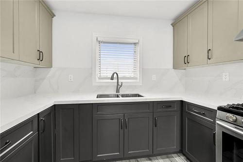 1320 Hwy 56, Glanbrook, ON - Indoor Photo Showing Kitchen With Double Sink