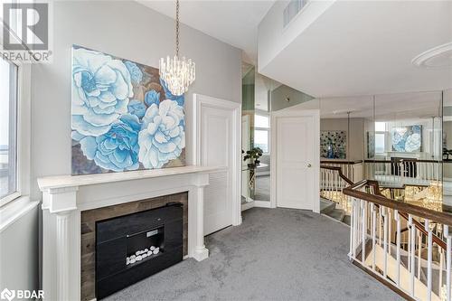 1300 Bloor Street Unit# Ph10, Mississauga, ON - Indoor With Fireplace