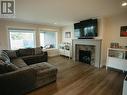 7460 Gabriola Crescent, Powell River, BC  - Indoor Photo Showing Living Room With Fireplace 