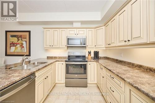 #113 -4644 Pettit Ave, Niagara Falls, ON - Indoor Photo Showing Kitchen With Double Sink