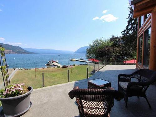 351 Lakeshore Drive, Chase, BC - Outdoor With Body Of Water With Deck Patio Veranda