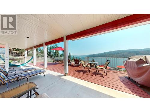 5803 Atkinson Crescent, Peachland, BC -  With Body Of Water With Deck Patio Veranda