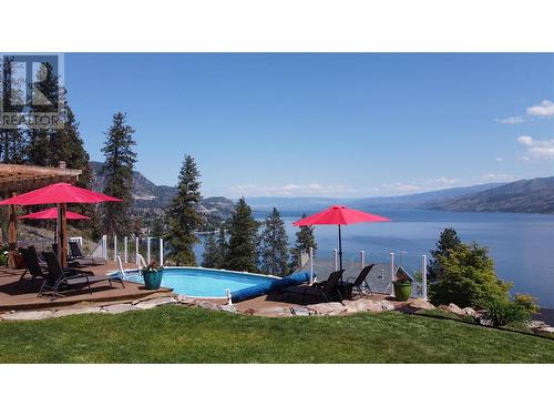 5803 Atkinson Crescent, Peachland, BC - Outdoor With Body Of Water With In Ground Pool With View