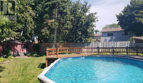 3631 Shadbush Crt, Mississauga, ON - Outdoor With Above Ground Pool With Backyard