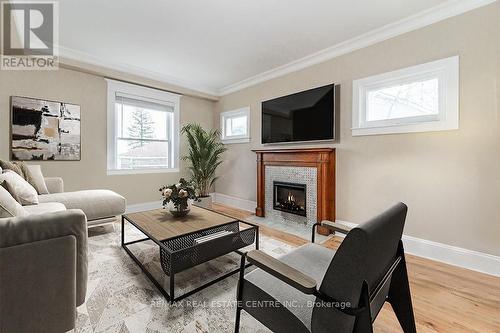117 Grange Street, Guelph, ON - Indoor Photo Showing Living Room With Fireplace