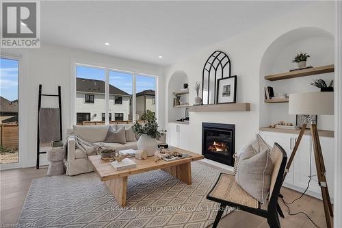 1918 Fountain Grass Drive, London, ON - Indoor Photo Showing Living Room With Fireplace