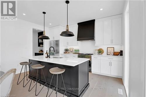 1918 Fountain Grass Drive, London, ON - Indoor Photo Showing Kitchen With Upgraded Kitchen