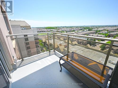 1107 - 810 Scollard Court W, Mississauga, ON - Outdoor With Balcony With View With Exterior