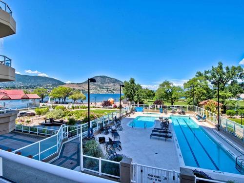 707-160 Lakeshore Drive, Penticton, BC - Outdoor With In Ground Pool