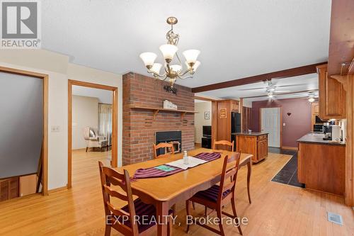 1585 County 46 Rd, Havelock-Belmont-Methuen, ON - Indoor Photo Showing Dining Room With Fireplace