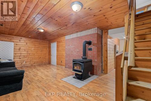 1585 County 46 Rd, Havelock-Belmont-Methuen, ON - Indoor With Fireplace