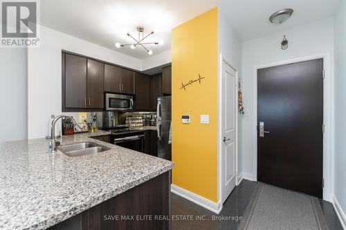 #2608 - 60 Absolute Avenue, Mississauga, ON - Indoor Photo Showing Kitchen With Double Sink