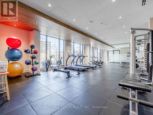 218 - 21 Park Street E, Mississauga, ON - Indoor Photo Showing Gym Room