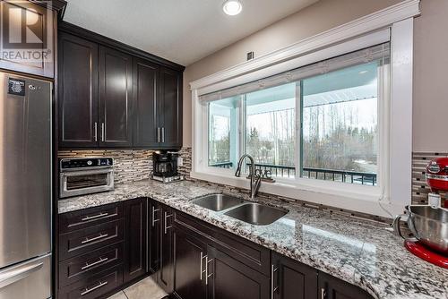 5433 Chief Lake Road, Prince George, BC - Indoor Photo Showing Kitchen With Double Sink