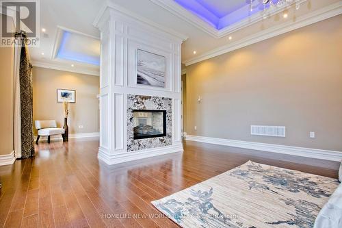 73 Stockdale Crescent, Richmond Hill, ON - Indoor Photo Showing Living Room With Fireplace