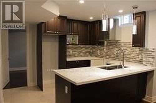 Bsmnt - 1 Campi Road, Vaughan, ON - Indoor Photo Showing Kitchen With Double Sink With Upgraded Kitchen