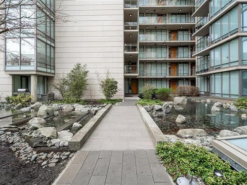 1002-708 Burdett Ave, Victoria, BC - Outdoor With Balcony With Facade