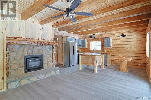 3776 Route 640, Yoho, NB - Indoor With Fireplace