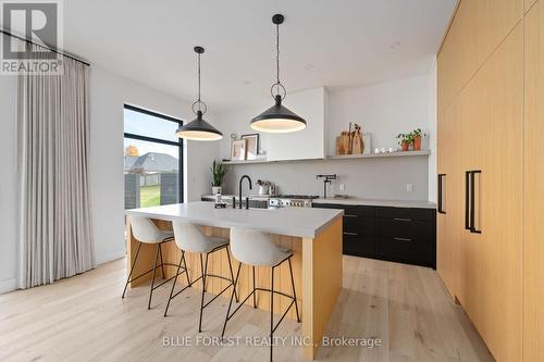 102 Edgewater Boulevard W, Middlesex Centre, ON - Indoor Photo Showing Kitchen With Upgraded Kitchen