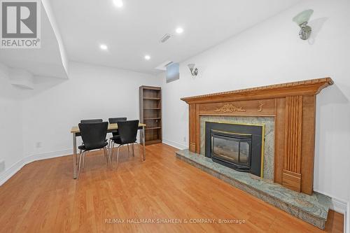24 Glenvilla Road, Vaughan, ON - Indoor Photo Showing Living Room With Fireplace