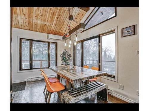 Dining room - 118 Ch. Des Ormes, Saint-Adolphe-D'Howard, QC - Indoor Photo Showing Dining Room