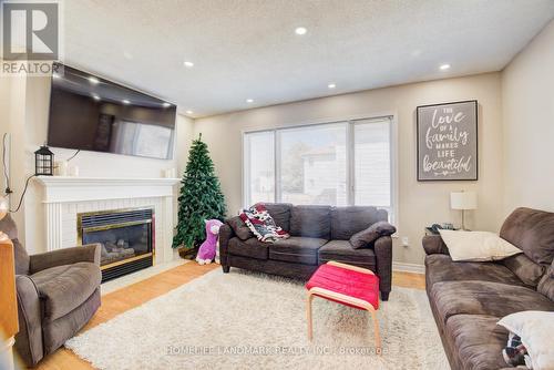 164 Brian Blvd, Hamilton, ON - Indoor Photo Showing Living Room With Fireplace