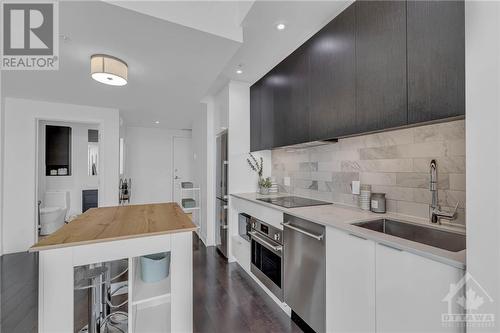 20 Daly Avenue Unit#1611, Ottawa, ON - Indoor Photo Showing Kitchen With Upgraded Kitchen