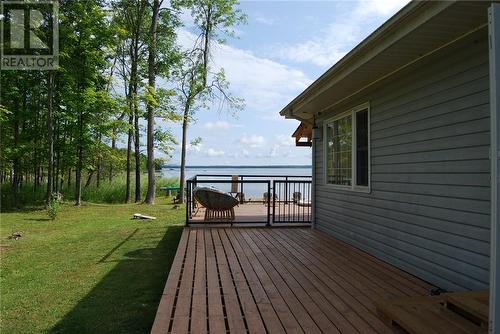 206 Maple Point Rd. Road, Kagawong, ON - Outdoor With Body Of Water With Deck Patio Veranda With Exterior