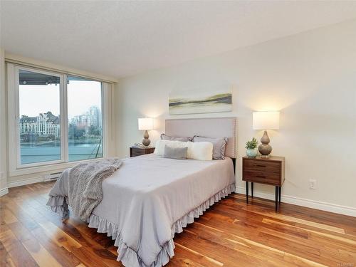 404-1234 Wharf St, Victoria, BC - Indoor Photo Showing Bedroom