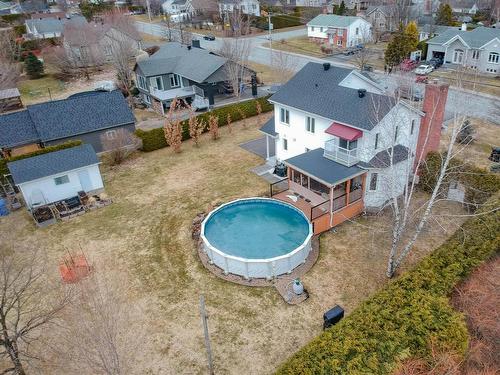 Photo aÃ©rienne - 3160 Ch. Galvin, Sherbrooke (Fleurimont), QC - Outdoor With Above Ground Pool