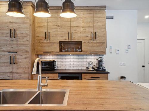 Kitchen - 85 Rue Selesse, Saint-Donat, QC - Indoor Photo Showing Kitchen With Double Sink With Upgraded Kitchen