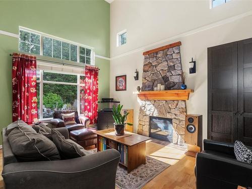 6507 Stonewood Dr, Sooke, BC - Indoor Photo Showing Living Room With Fireplace