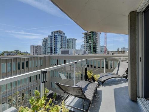 303-1015 Pandora Ave, Victoria, BC - Outdoor With Balcony With Exterior