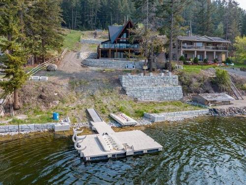 9027 Planet Mine Road, Kamloops, BC - Outdoor With Body Of Water With Deck Patio Veranda