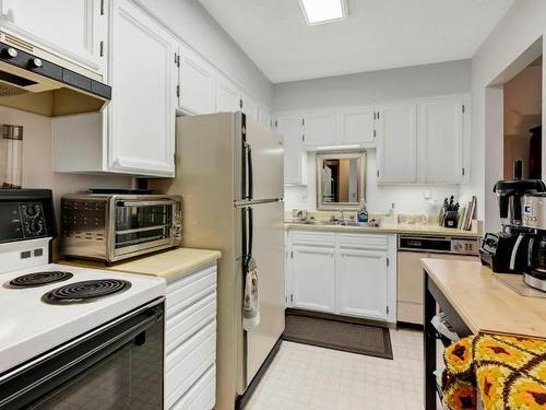 207-411 Nicola Street, Kamloops, BC - Indoor Photo Showing Kitchen With Double Sink