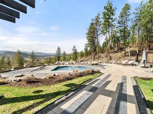 5500 Rockface Road, Kelowna, BC - Outdoor With In Ground Pool With View