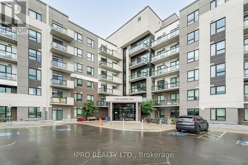 #627 -1105 Leger Way, Milton, ON - Outdoor With Balcony With Facade