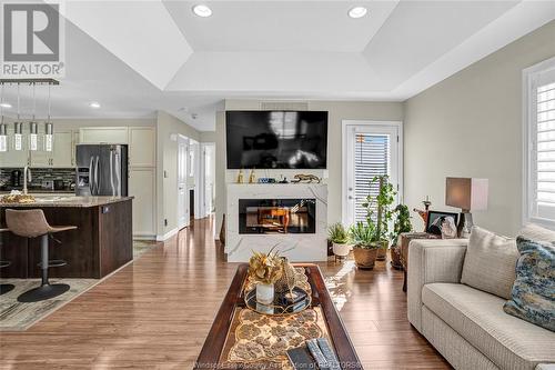 3106 Viola Crescent, Windsor, ON - Indoor Photo Showing Living Room With Fireplace