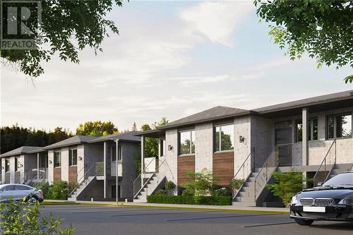Artist rendering- Not exactly as shown - 440 E Wellington St Ll Street Unit# 1, Mount Forest, ON - Outdoor With Facade