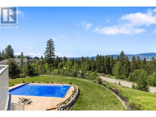2735 Harvard Road, Kelowna, BC - Outdoor With In Ground Pool With View