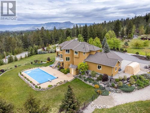 2735 Harvard Road, Kelowna, BC - Outdoor With In Ground Pool With View