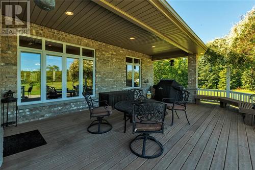 7096 Bonnie Doon Road, Plympton-Wyoming, ON - Outdoor With Deck Patio Veranda With Exterior