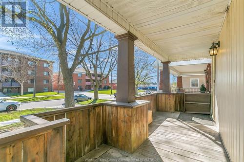 637 Cameron Avenue, Windsor, ON - Outdoor With Deck Patio Veranda With Exterior