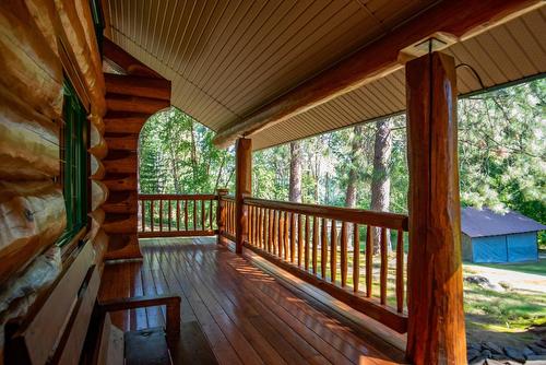 3150 Hanna Creek Road, Warfield, BC - Outdoor With Deck Patio Veranda With Exterior