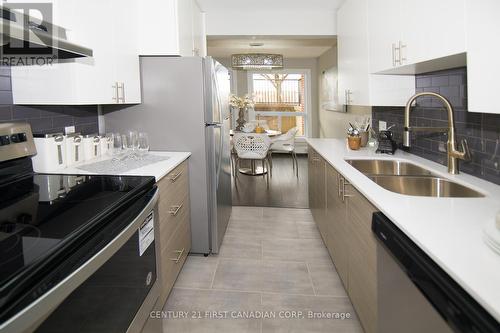 1005 Notre Dame Drive, London, ON - Indoor Photo Showing Kitchen With Double Sink With Upgraded Kitchen