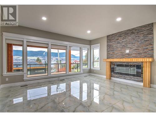 7509 Kennedy Lane, Vernon, BC - Indoor With Fireplace
